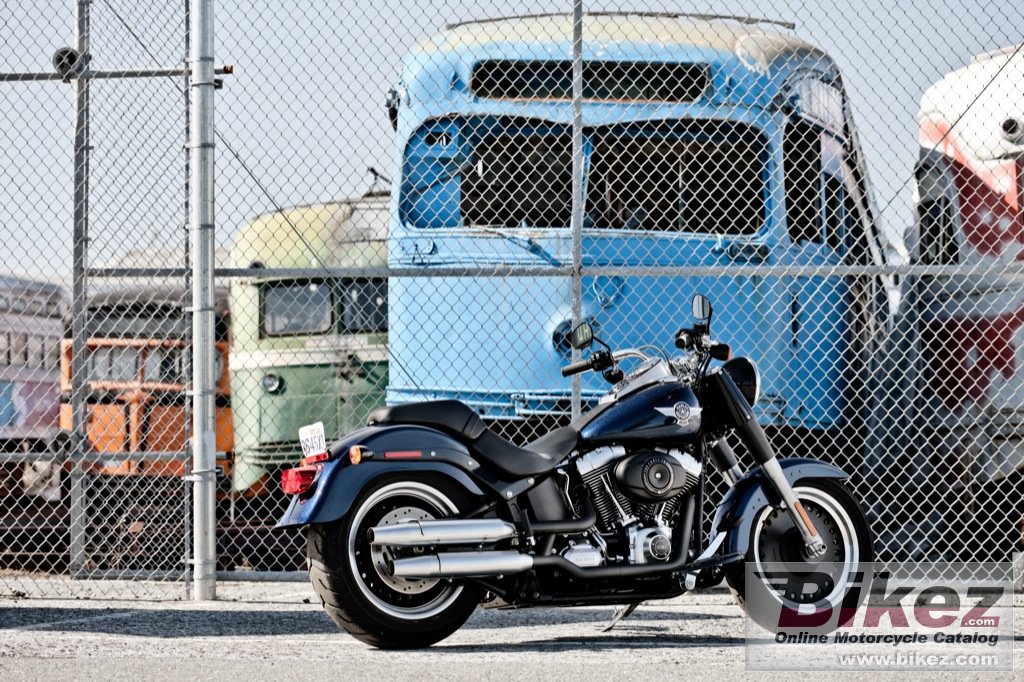 Big Harley-Davidson flstfb fat boy special picture and wallpaper from Bikez.com